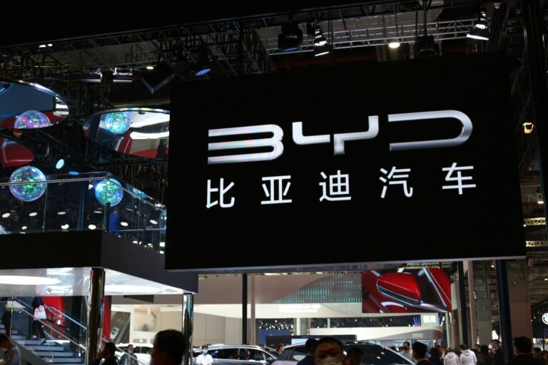 BYD at the car show